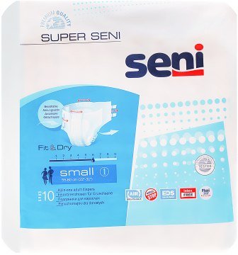 Подгузники SUPER SENI Small (1) 10 шт 26588 фото