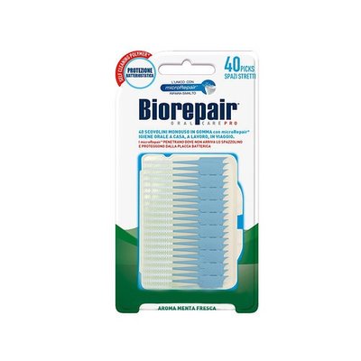 Biorepair Интердентальная силиконовая зубочистка, размер S, 40шт 37538 фото