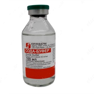 Сода-буфер 4,2% розчин для інфузій 100 мл 37154 фото