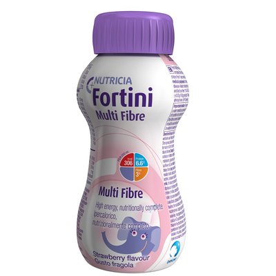 Фортини с клубничным вкусом 200мл Fortini Multi Fiber Nutricia 42340 фото