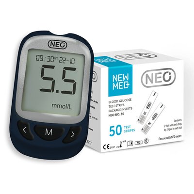 Глюкометр Neo + тест-смужки Neo 50 шт 33401 фото
