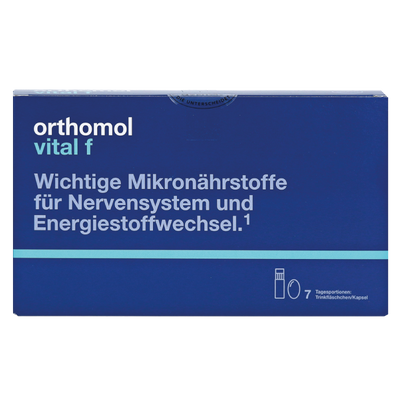 Ортомол Orthomol Vital F флаконы+капсулы 30 доз 38561 фото
